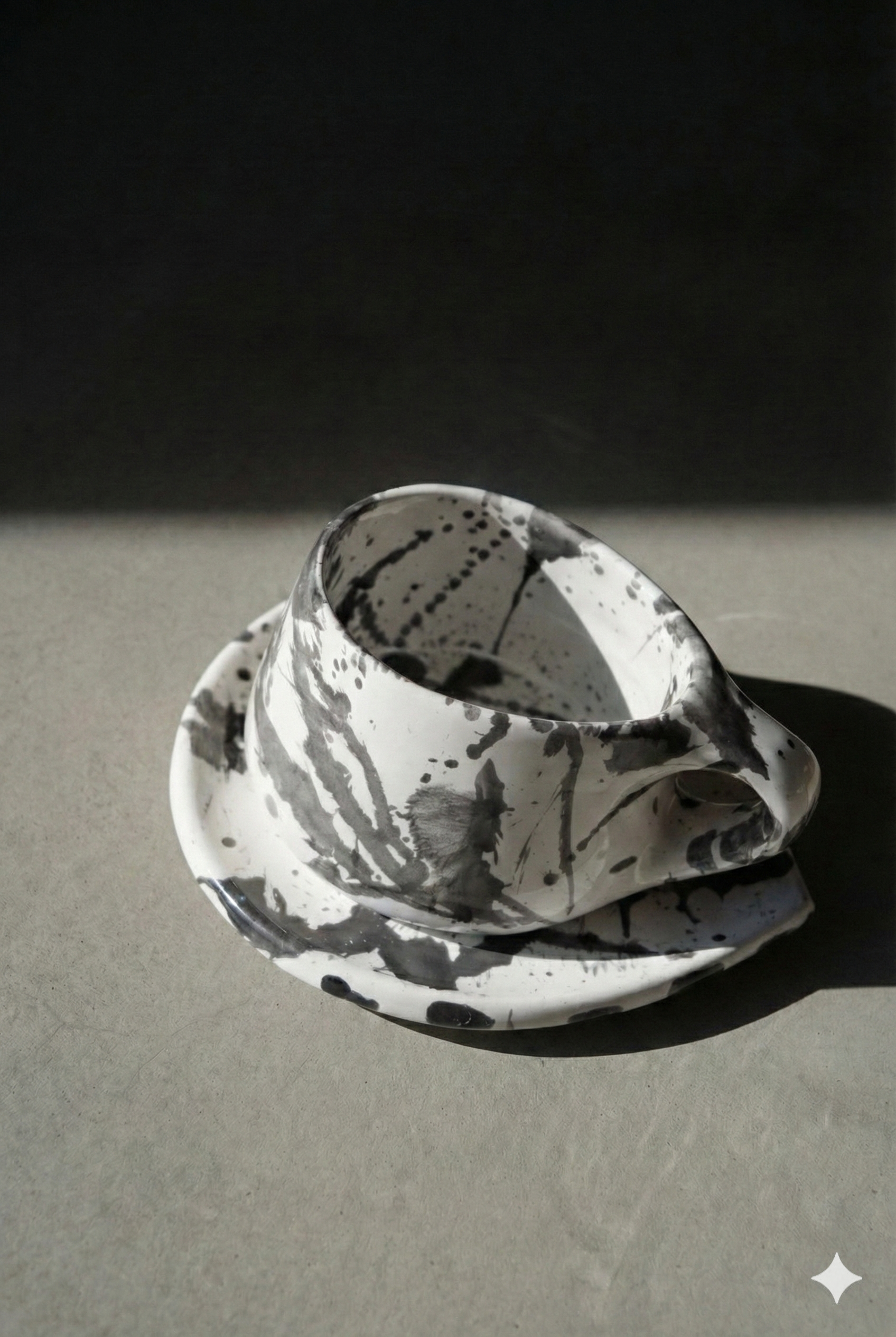 Taza Artesanal Splash – Edición Limitada