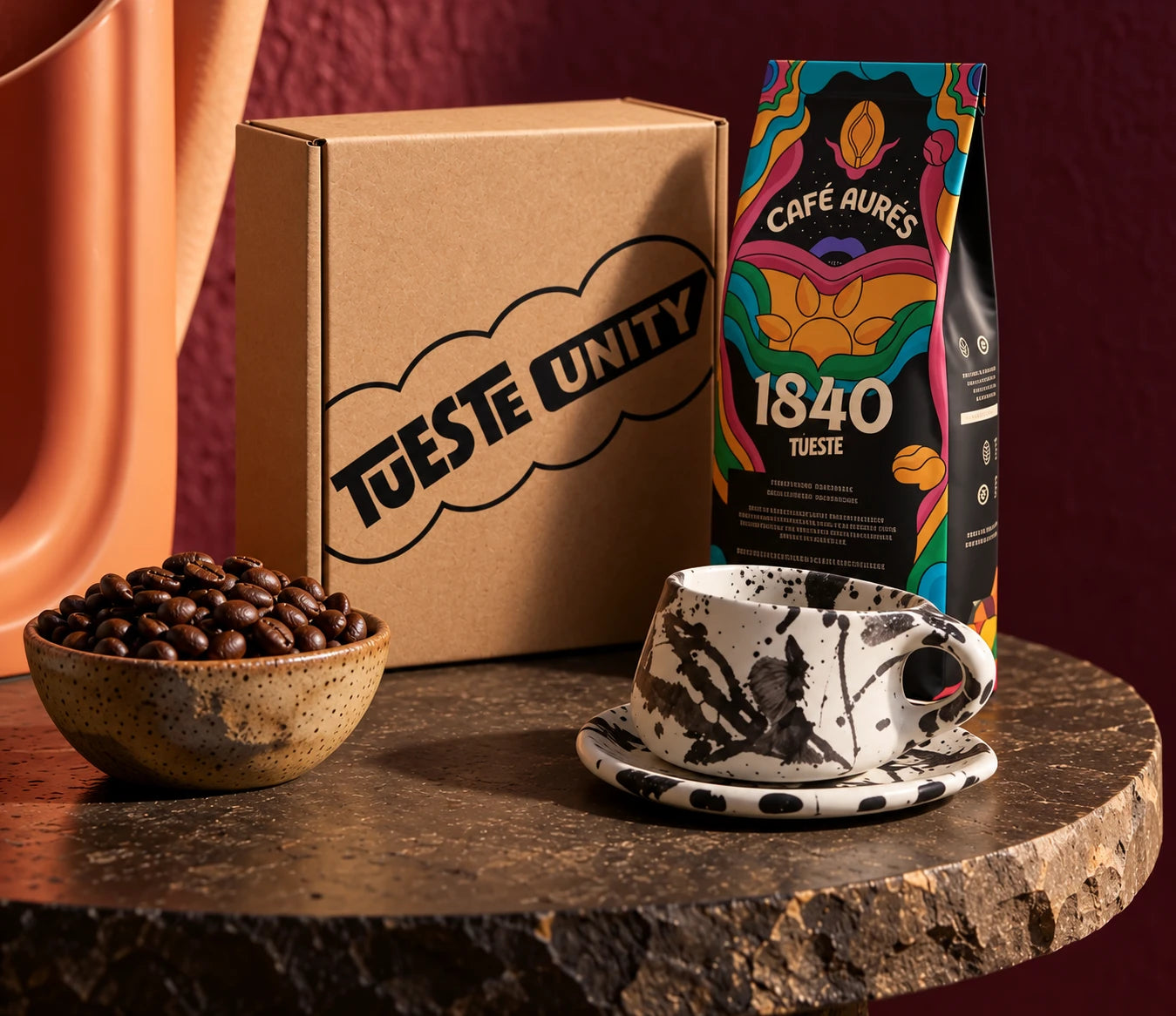 セット · Café Aures 1840 + Efímero マグカップ