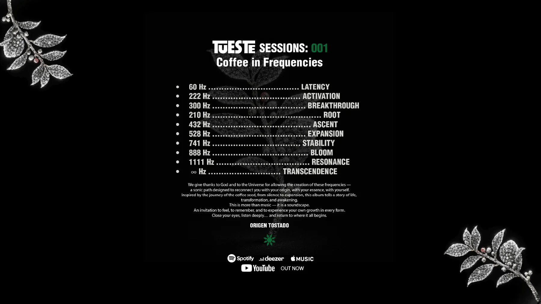 Tueste Sessions 001 · Coffee in Frequencies، ألبوم لـ Origen Tostado