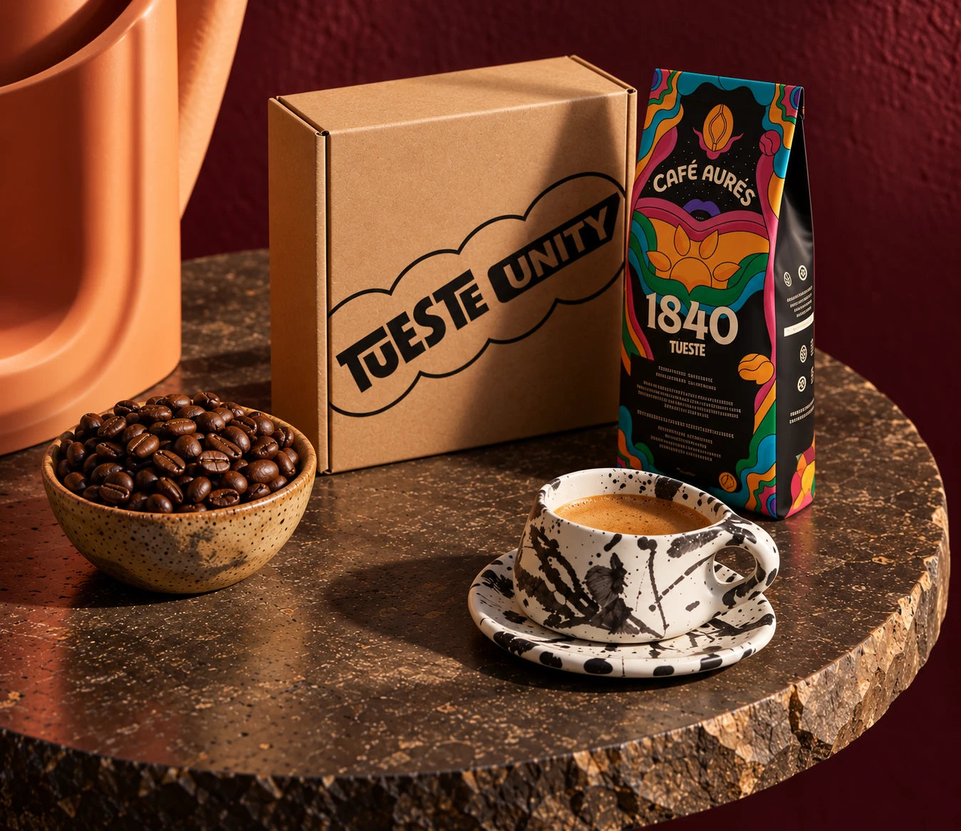 セット · Café Aures 1840 + Efímero マグカップ
